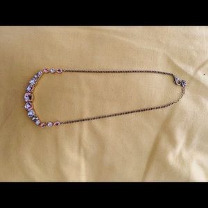 Elegant crystal necklace